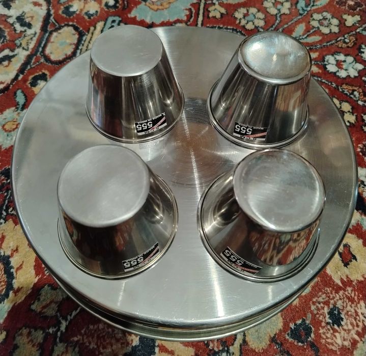 Тава и купички от алпака