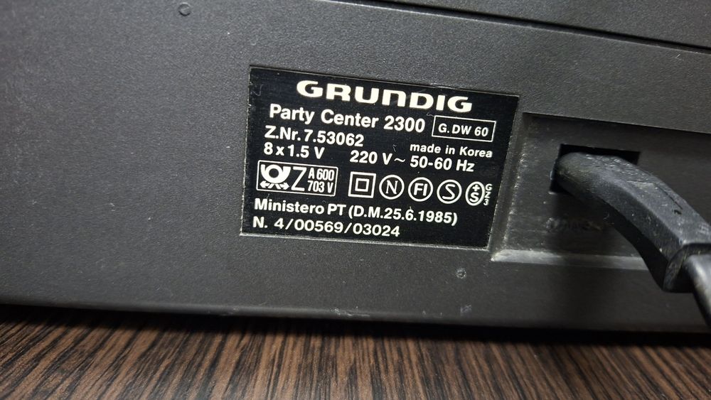Radio casetofon Grundig