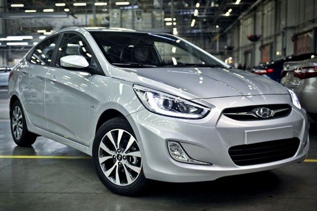 Бампер перед акцент 11-15 до рест