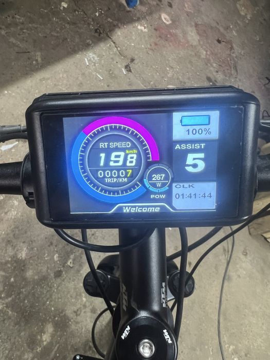 Bicicleta electrica 5000w 72v/30ah 198km/h