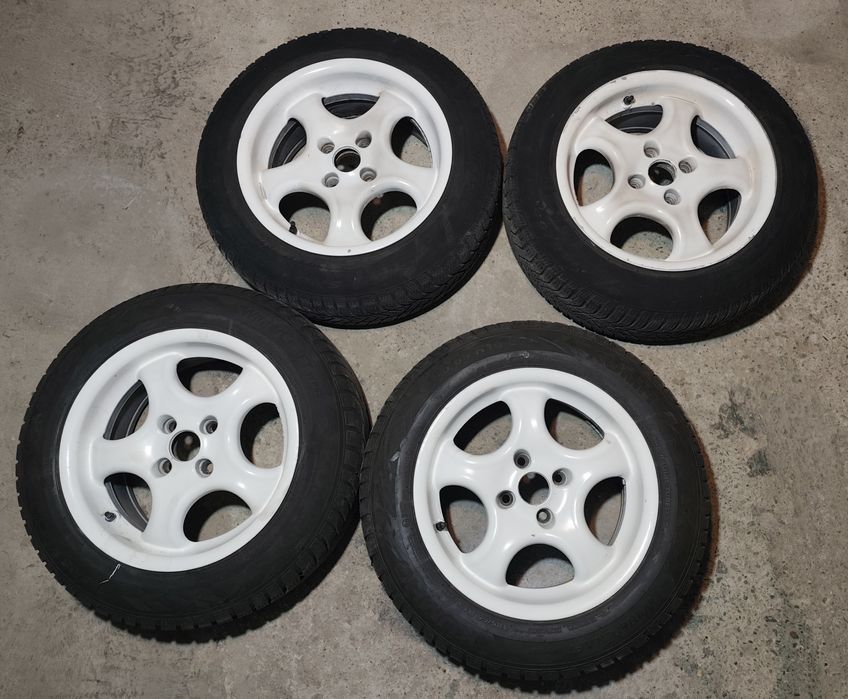 Set Logan Jante Aliaj 15" — Prindere 4x100 — Dezent / Alu-Design 7.25J ET35 — CB 63.4 (Inele 60.1) cu anvelope 185 65 15 iarnă