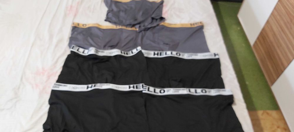 Продавам 7 броя мъжки боксерки нови номер 56ххл