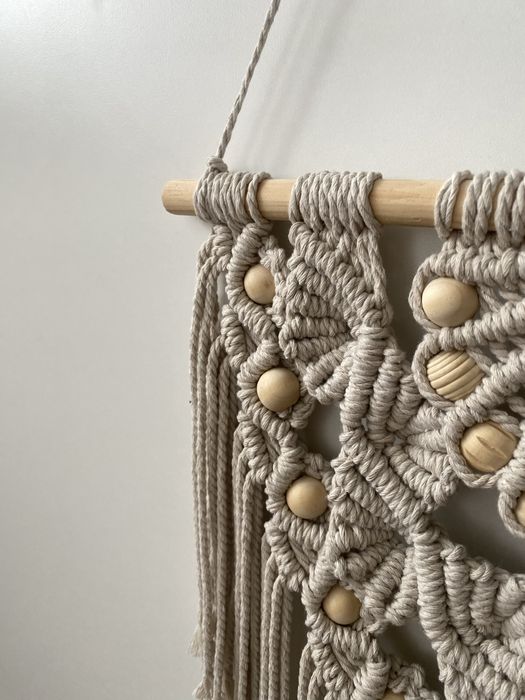 Ручная работа панно-макраме в стиле бохо