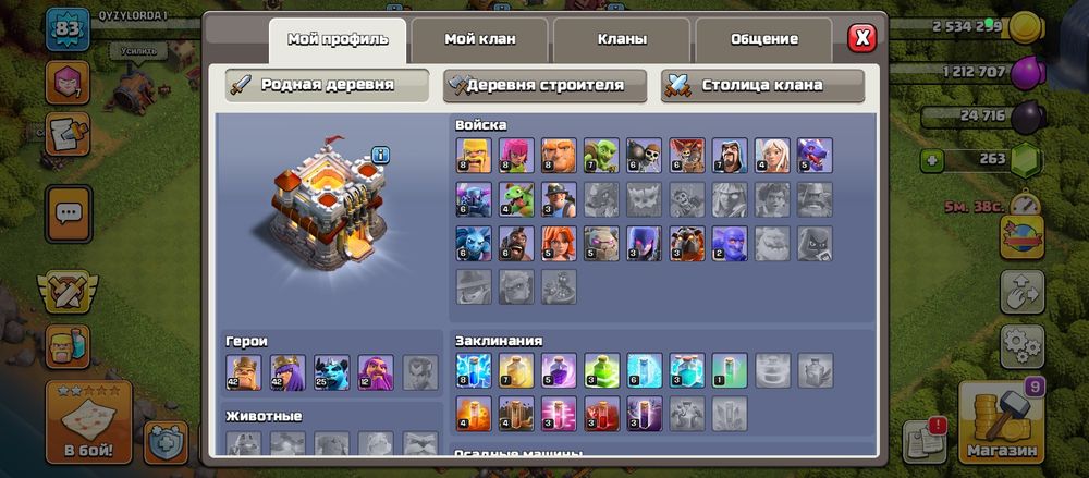 Клаш пен фф акаунт сатылады