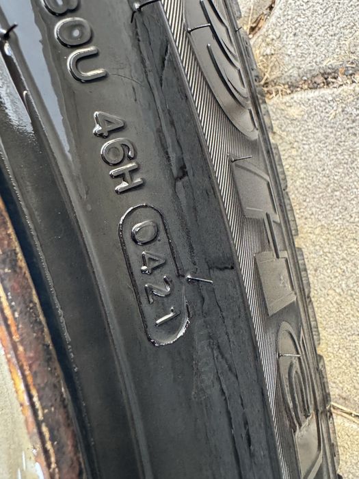 Set 4 anvelope cu jante Hankook 315/60/22.5 dot 2021