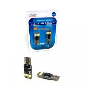 Лед крушки 2бр. за габарит T10-W5W 6LED 12V 5W- А 2930-4