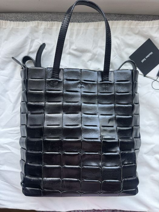 Massimo Dutti чанта естествена кожа