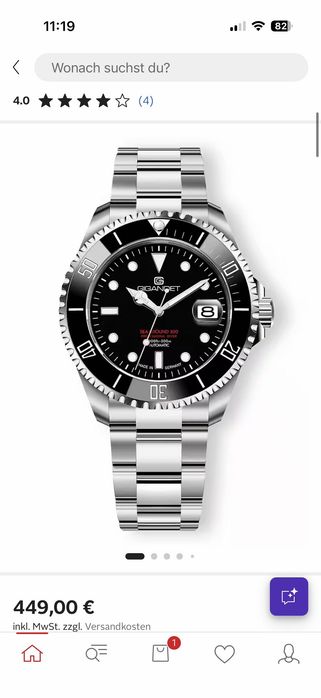 Часовник Gigandet Sea Ground Master