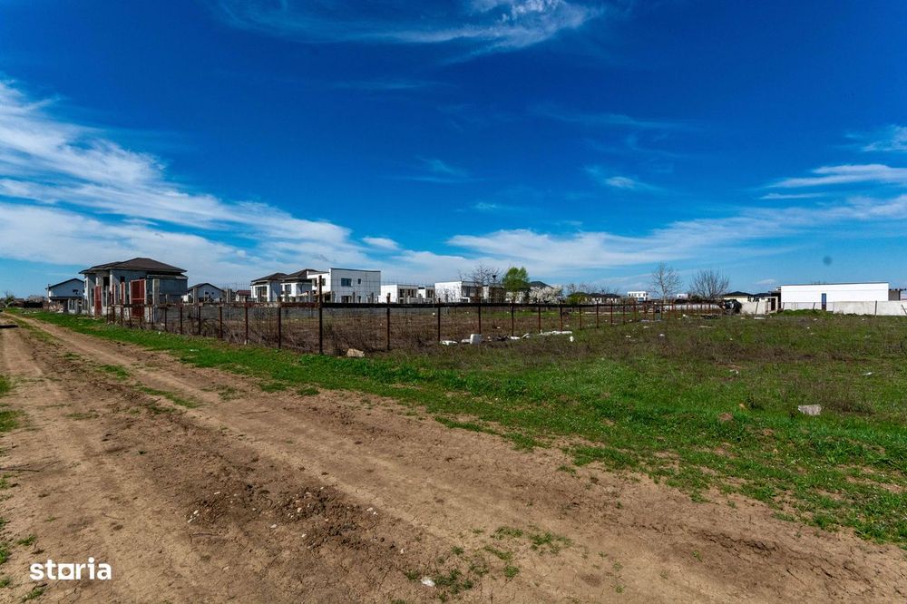 Tunari – zona Castanului | teren 750 mp deschidere 25 ml Ideal duplex