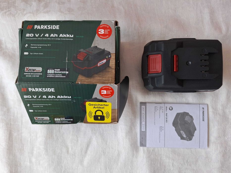 Acumulator Li-Ion Parkside Akku PAP 20 B3, 20V, 4Ah