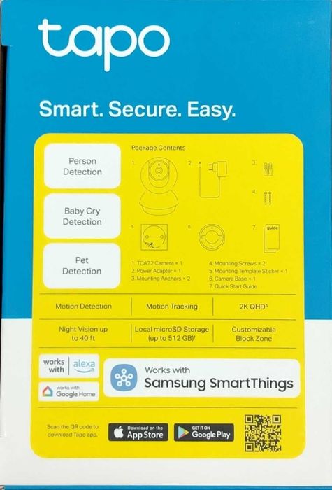 Cameră de supraveghere Wi-Fi TP-LINK Tapo TCA72 [#13371#]