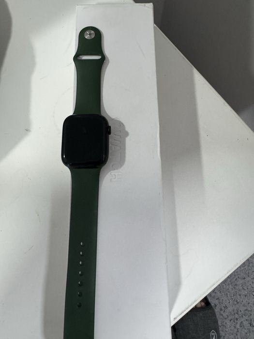 Apple Watch Series 7, 45 мм, зеленые АКБ(95%)