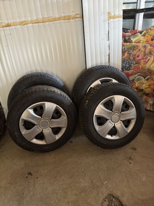 Vand jante + cauciucuri + rezerva pentru opel