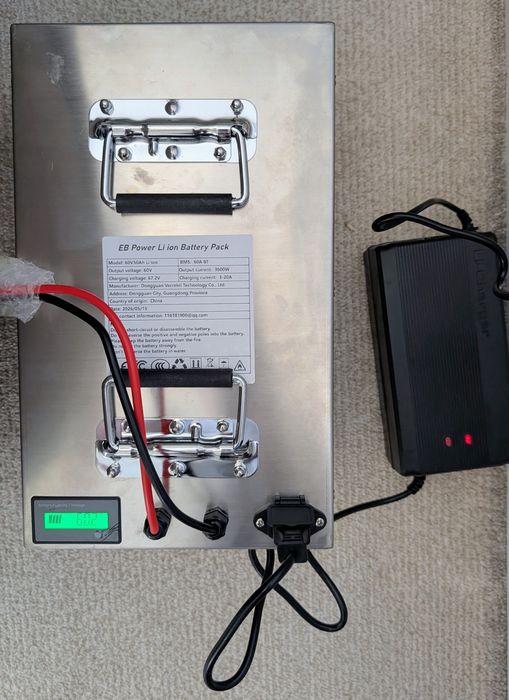 Baterie scuter electric 60V 50A - BMS 60A, 120A peak