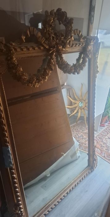 Oglinda baroc ,lemn bronz