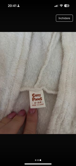 halat bebe 6-9 luni doar spalat nefolosit