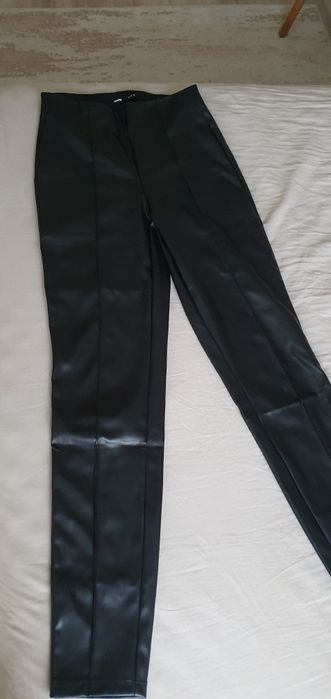 Pantaloni damă din piele ecologica