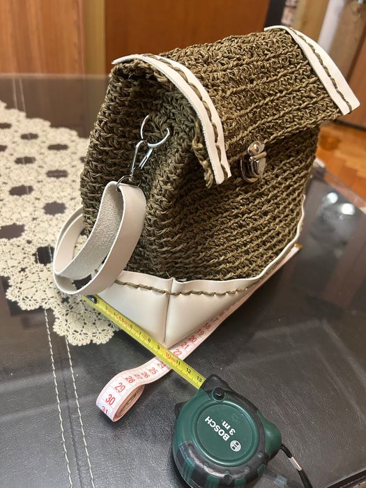 Ръчно изплетена дамска чанта