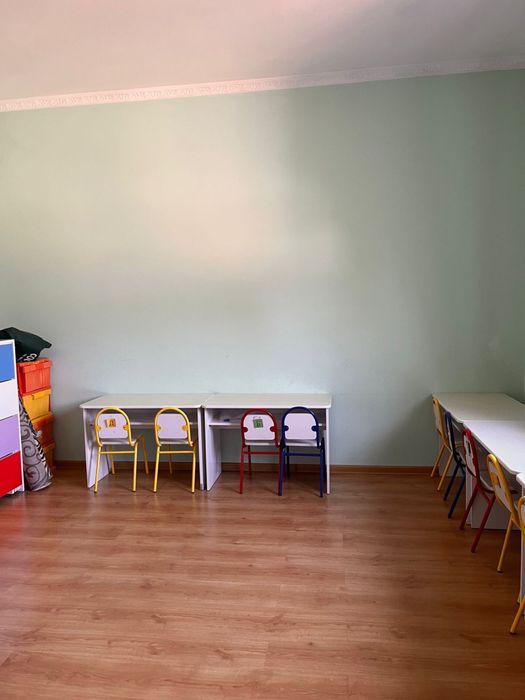 Парты для садика белые