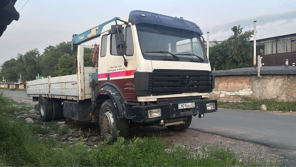 Mercedes-Benz 1827 L, 1996 г., грузовик с краном-манипулятором