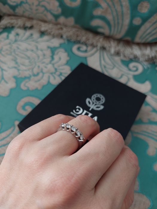 Кольцо с бриллиантом ЭПЛ ЯБ