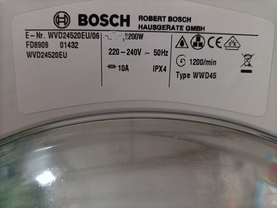Пералня със сушилня BOSCH WVD24520EU/06