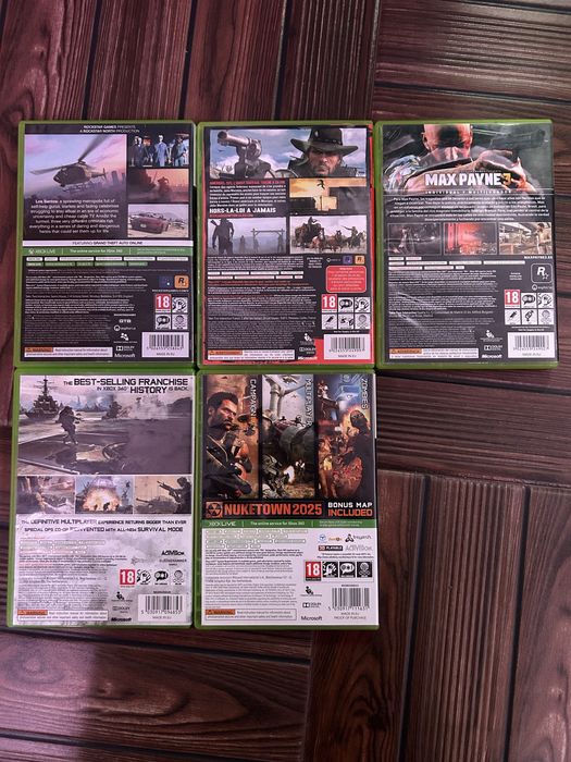 Jocuri Xbox 360 GTA 5, Call of Duty, Red dead redemption, Max Payne
