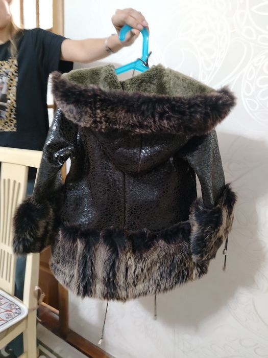 Дубленка детская для девочки