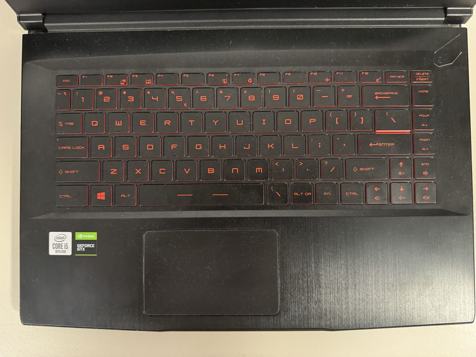 Laptop de gaming MSI Gf63 thin 10 scxr
