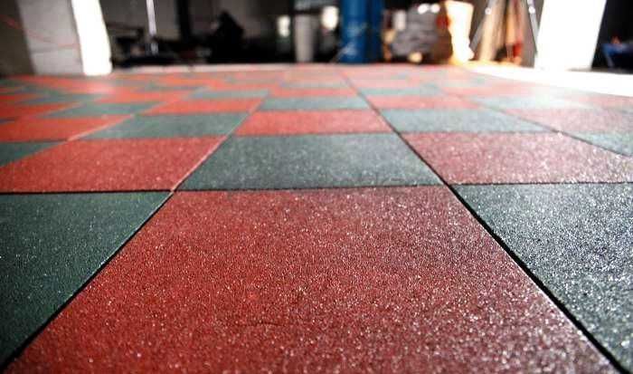 Плитки резиновые