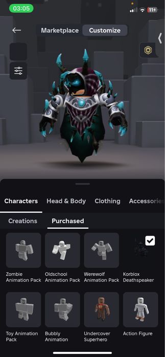 роблокс аккаунт roblox account korblox