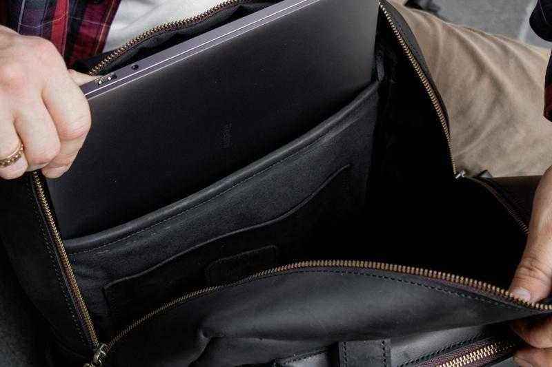 Rucsac din piele naturală. Rucsac pentru laptop. Genuine leather laptop backpack