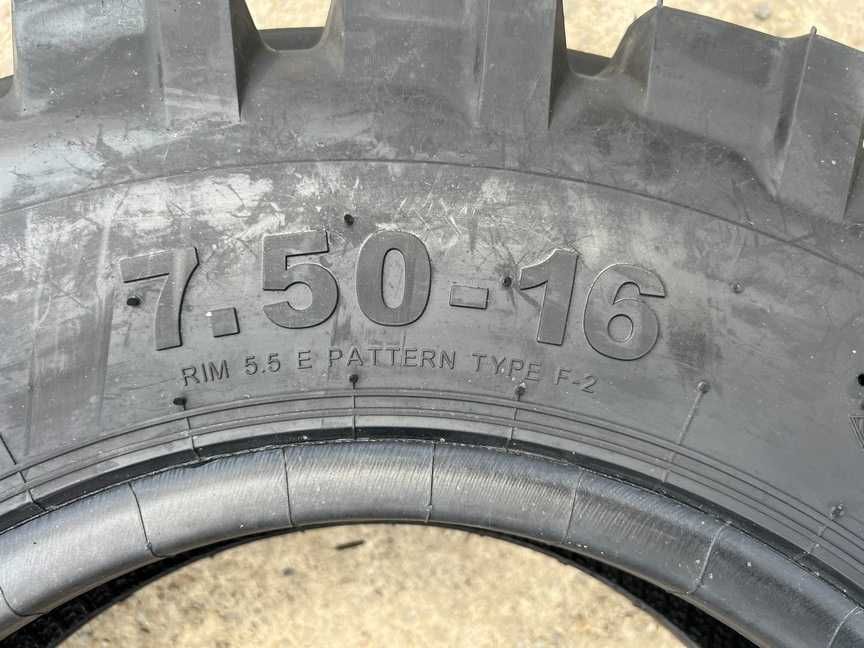 Anvelope noi 7.50-16 cu 12 pliuri marca PANTHER cu garantie
