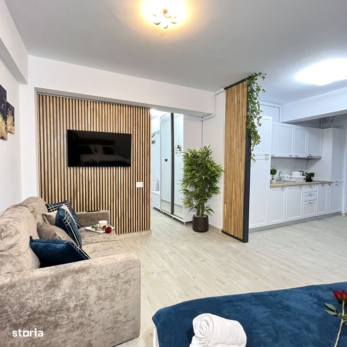 Studio XXL de vânzare în Mamaia Nord – mobilat lux, parcare proprie