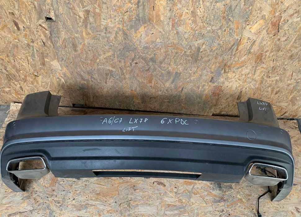 Задна броня уборудвана Audi A6 C7 Lift Lx7P 4xPark