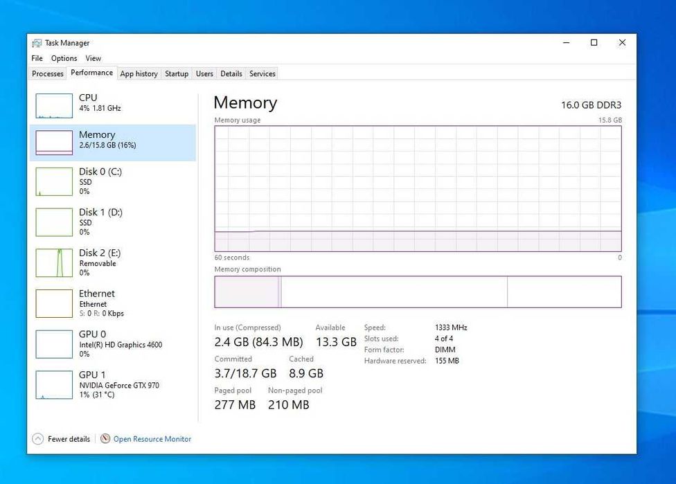 PC light gaming complet i7-4790K, 16GB RAM, GTX970, NVME, monitor 22"