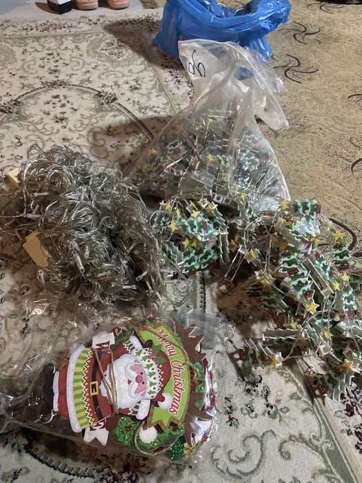 Гирлянды декор для ёлки