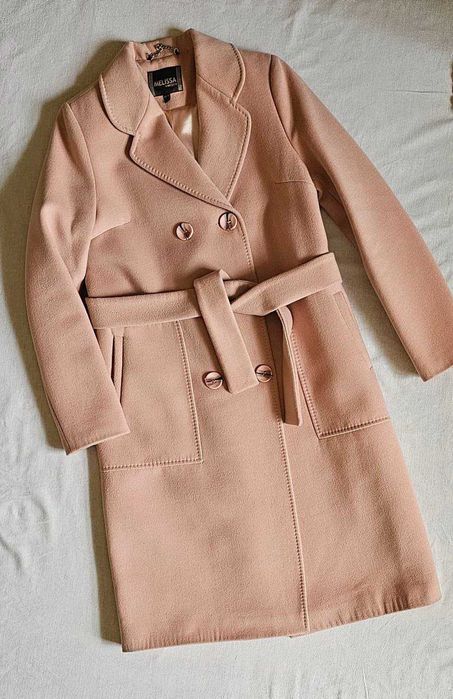 Фирменное, кашемировое пальто. Размер 38(44-46).