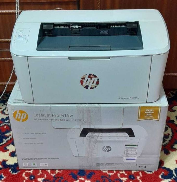 Принтер HP LaserJet Pro M15w с Wi-Fi