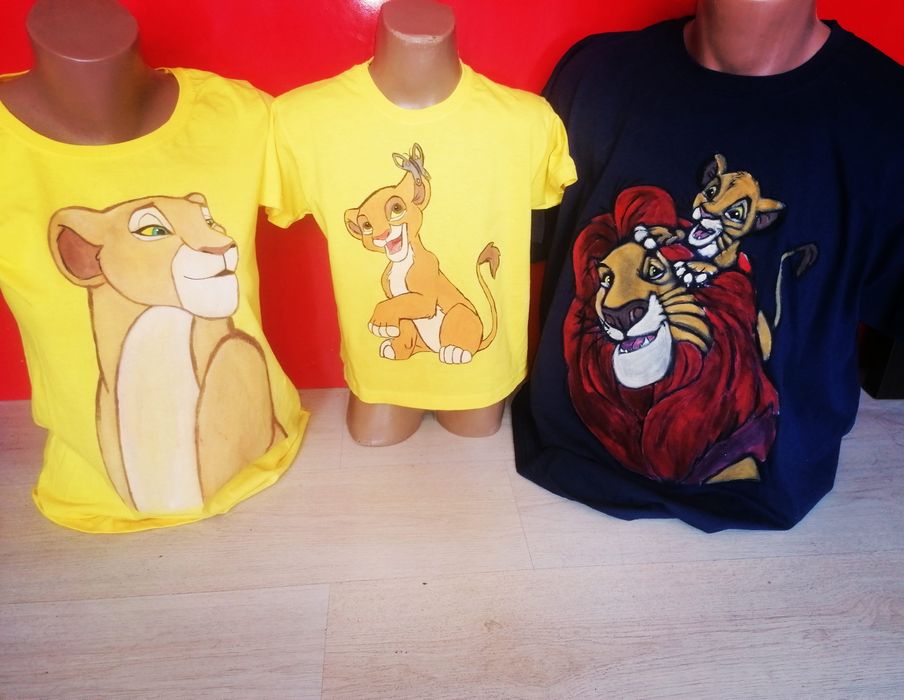 Рисувани тениски с картинки по ваш избор