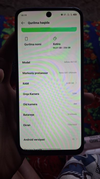Galaxy infinix Hot 60i