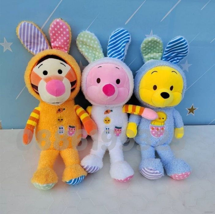 Плюшена играчка Мечо Пух и Прасчо, Плюшена играчка Мики и Мини Маус