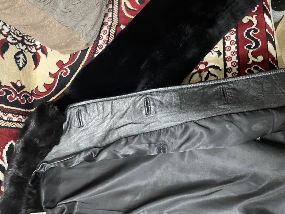 Мужская шуба мутон