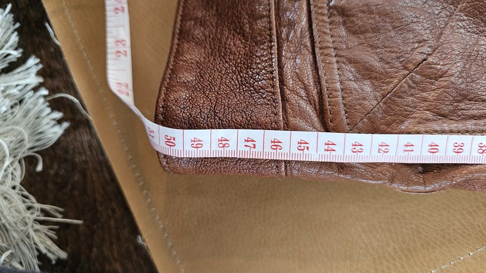 Уникално кожено яке Massimi Dutti. Като Ново.