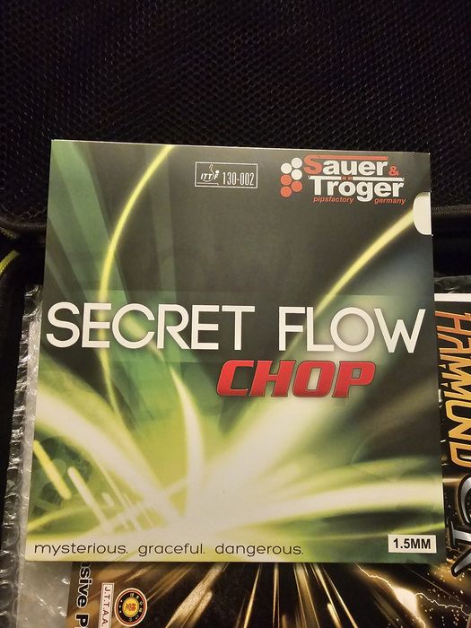 Sauer & Troger Secret Flow Chop 1.5 Neagra tenis de masa