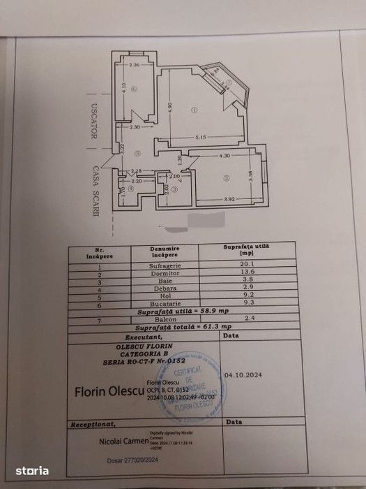 2 Camere | Blv Ferdinand | Gaze | Decomandat