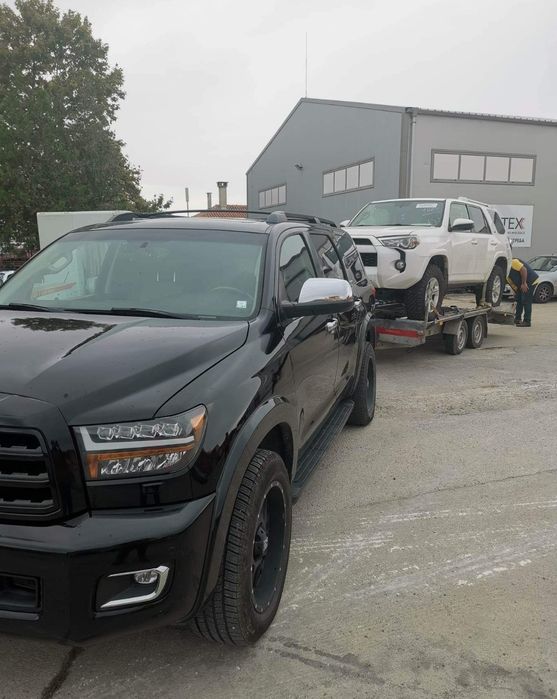 Платформа ремарке под наем транспортиране на автомобили и стока