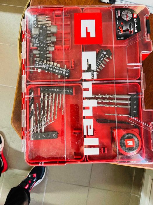 Filetanta cu percuție fără fir Einhell TE-CD 18/2 Li-i - pentru piese
