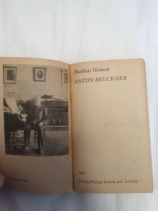 Carte veche Mathias Hansen---Anton Bruckner