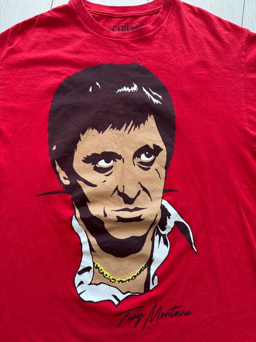 Tricou oficial Scarface „Tony Montana” cu două feț